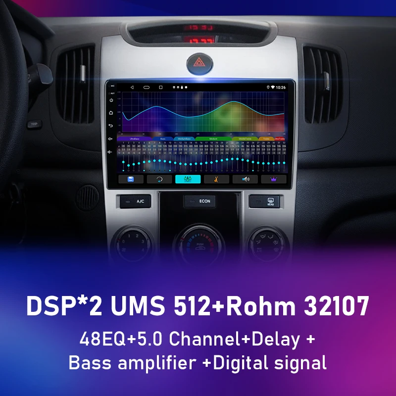 srnubi 2 din android 10 car radio for kia forte cerato 2 td 2008 2013 multimedia player navigation gps 2din carplay stereo dvd free global shipping