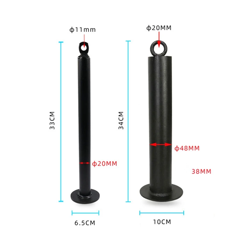 

1Pcs Creative Practical Portable Durable Useful Bell Tray Barbell Slice Weight Tray Weight Rod