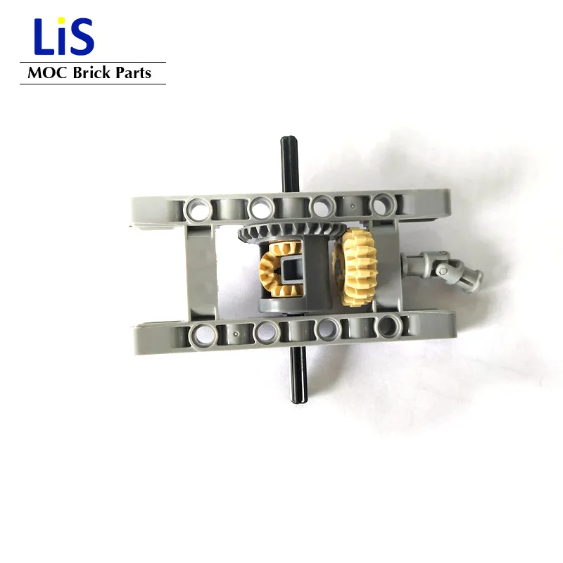 

1 Set MOCs Bulk Parts Compatible with High-Tech FRAMED DIFFERENTIAL GEAR SET Kit Pack Building Blocks Chassis DIY Toys