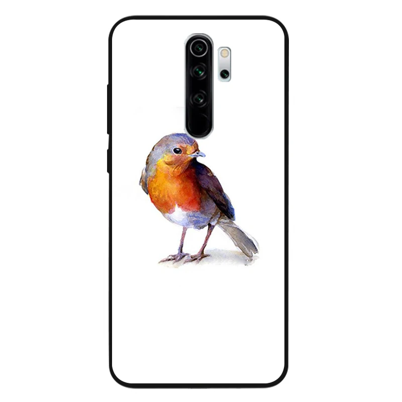 Watercolor Beautiful Bird Phone Case For Xiaomi Redmi note 9 8 7 6 5 4 Pro S for redmi 4A 4X Plus 5A 7A Cover | Мобильные телефоны