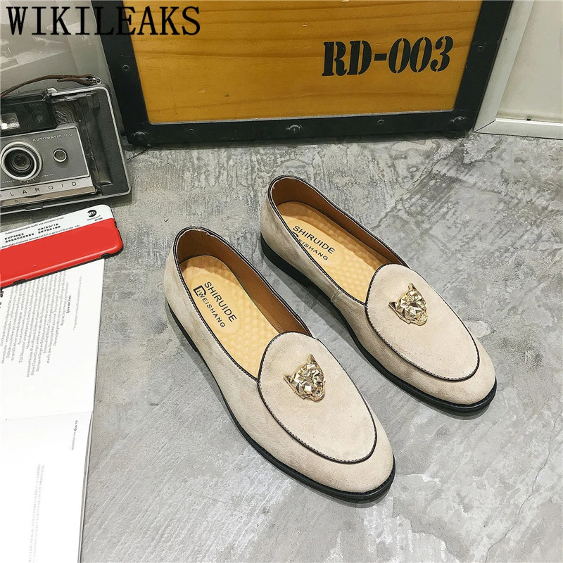 Формальные туфли мужские классические Лоферы деловые Sepatu Слипоны коричневые