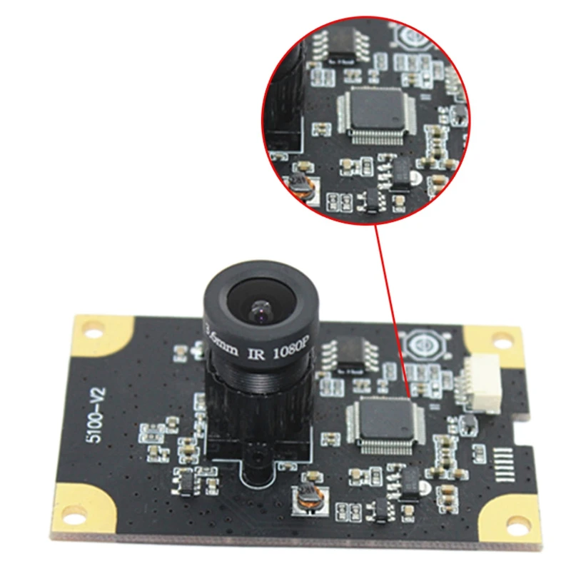 

5MP USB Camera Module 60 Degree Wide Angle MI5100 15FPS 2592X1944 Fixed Focus for PC Laptop