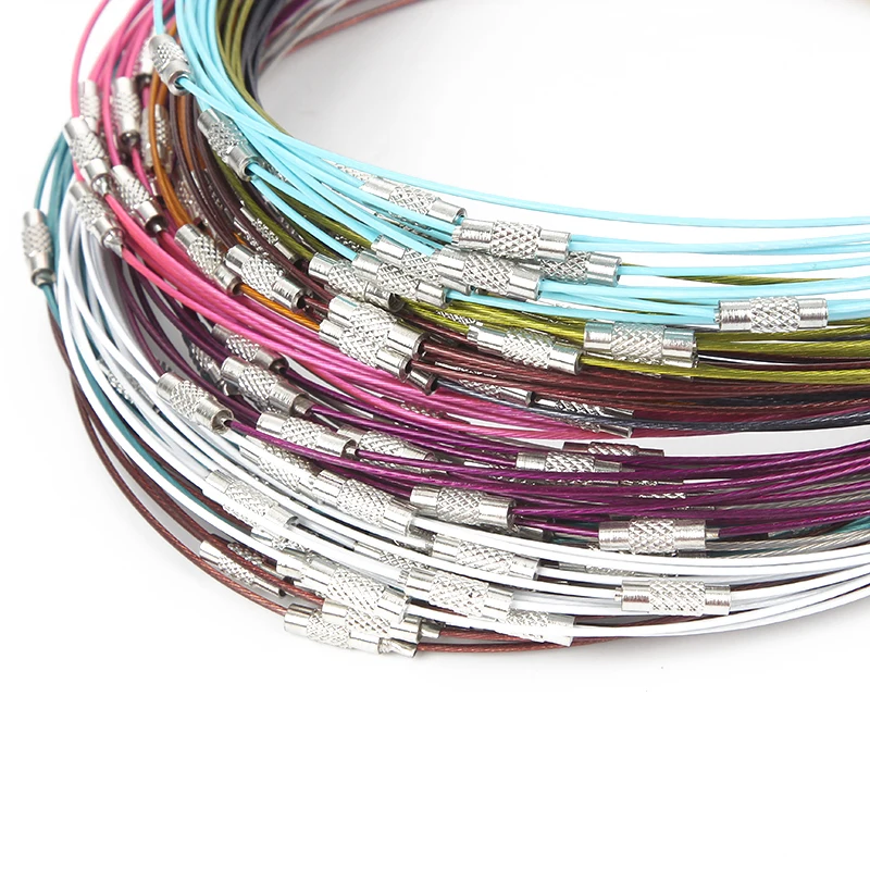 10 шт. Ювелирная фурнитура 1 мм Красочные переходные кольца из нержавеющей стали и