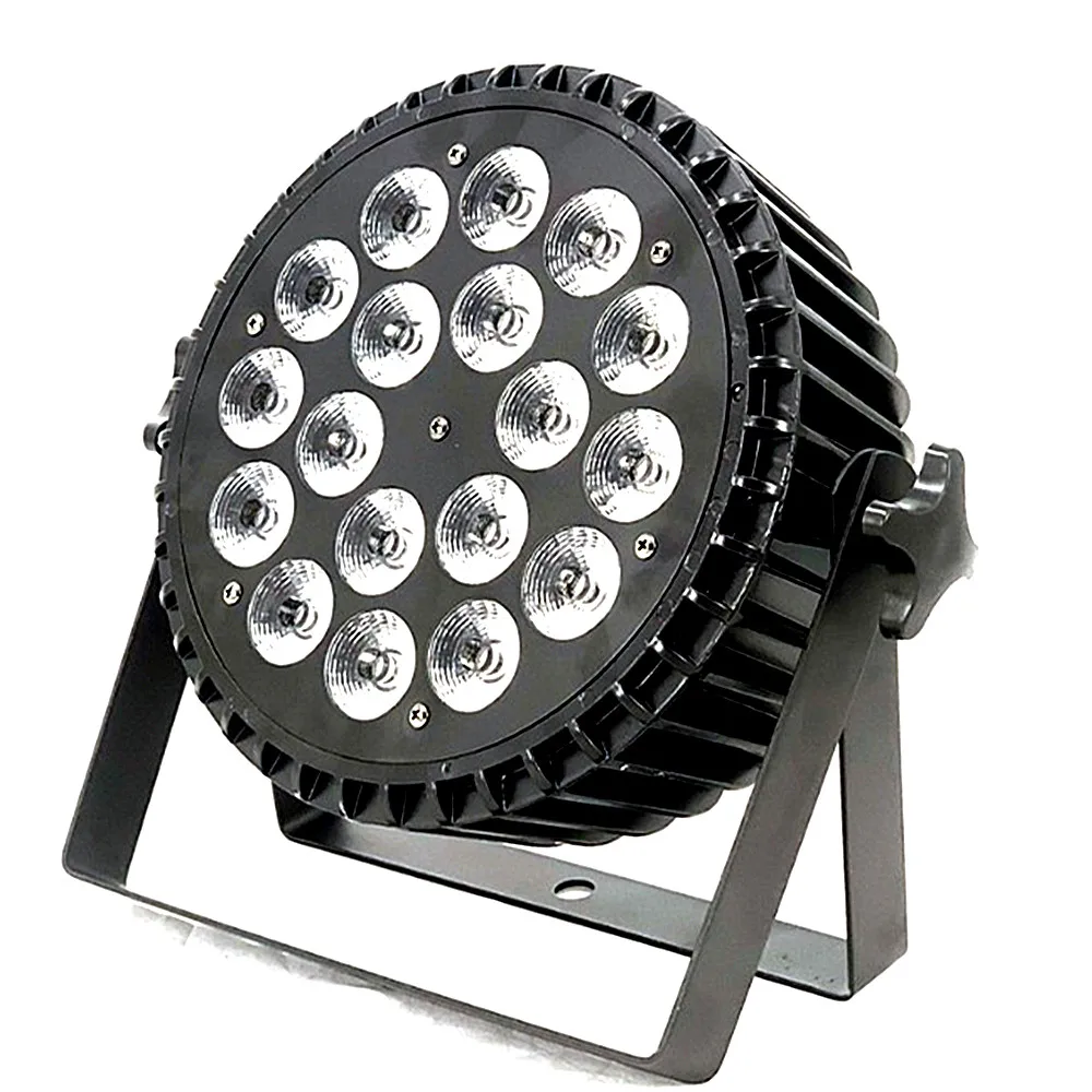 18x18 Вт RGBWA + УФ 6 в 1 5 светодиодный светодиод Par Can Sound Flat Светильник DMX сцсветильник s