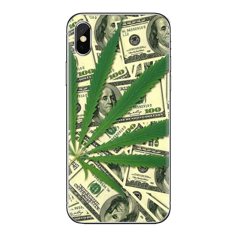 Soft Transparent Covers For LG G3 G4 Mini G5 G6 G7 Q6 Q7 Q8 Q9 V10 V20 V30 X Power 2 3 K10 K4 K8 2017 Drug Dealer Money Weed Art |