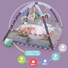 Play Mat Baby Carpet  Puzzle Mat with  Balls Educational Rack Toys Infant Fitness Crawling Childrens Mat Gift for Kids Gym