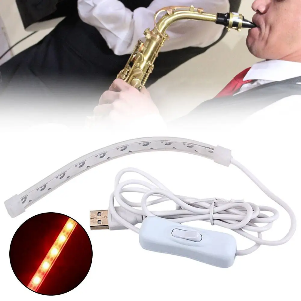 

Саксофон флейты USB светодиодный обнаружения утечек светильник тестер лампы духовых инструментов для ремонта
