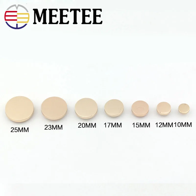 10 комплектов экологичные плоские металлические кнопки пальто костюмы шитье