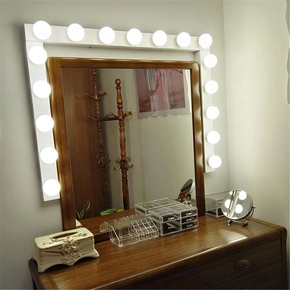 

E27 LED Bulb Included Hollywood Makeup Vanity Light Long Bar L50cm L60cm L70cm L80cm L100cm Vanity Dressing Table Mirror Lamp