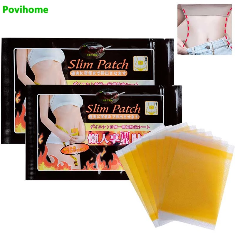 100 шт. активизирует сжигание жира патч наклейки для пупка обертывание эффект