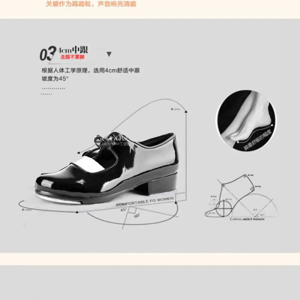 Женская танцевальная обувь из кожи под Джаз Танцевальная Спортивная кожаная с