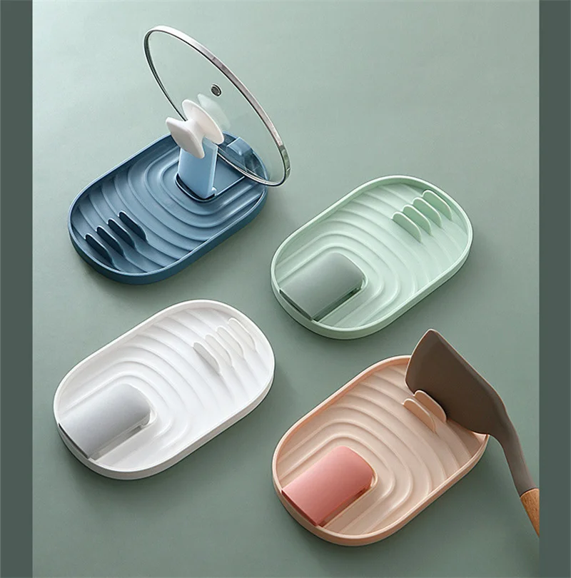 

Kitchen Spatula Ladle Shelf Bird Shape Spoon Rest Pot Lid Holder Rack Cover Strainer Pad Multifunction Stand Containers