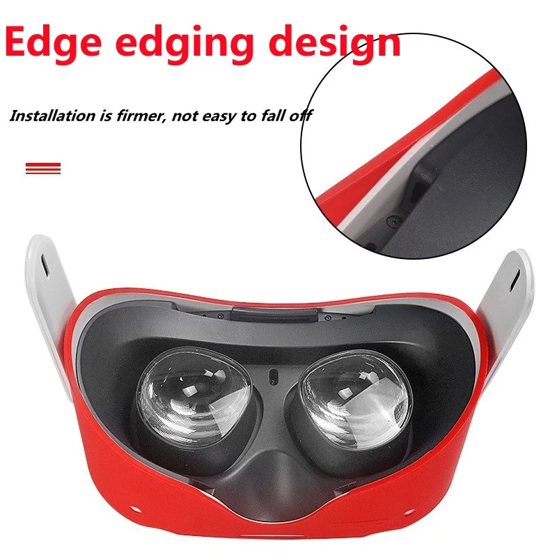 silicone protective cover shell case for oculus quest 2 vr headset head cover anti scratches for oculus quest 2 vr accessories free global shipping