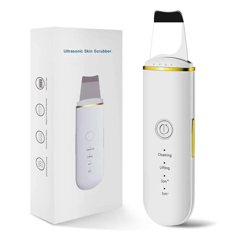 

Facial Ultrasonic Skin Vibration Scrubber Deep Pore Cleaner Blackhead Remover Reduce Wrinkle Lifting Beauty Apparatus