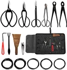 Набор инструментов для обрезки растений из углеродистой стали, набор инструментов для садоводства, ножницы для дерева, аксессуары для подрезки бутонов, листьев