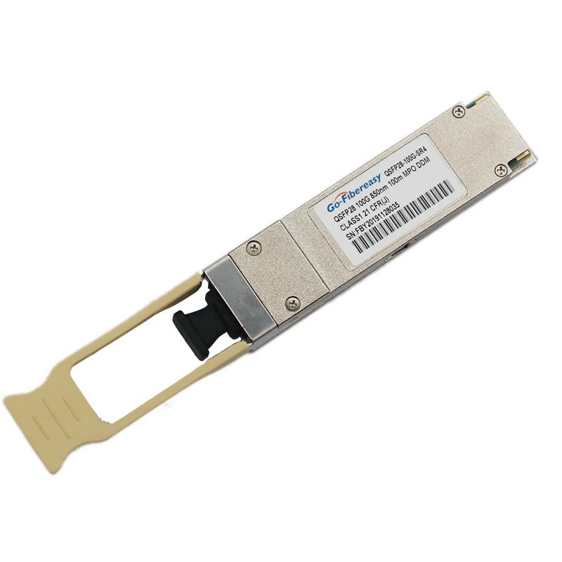 100 ГБ/сек. QSFP28 модуль приемопередатчика многорежимный SR4 850nm MTP/MPO для модуля