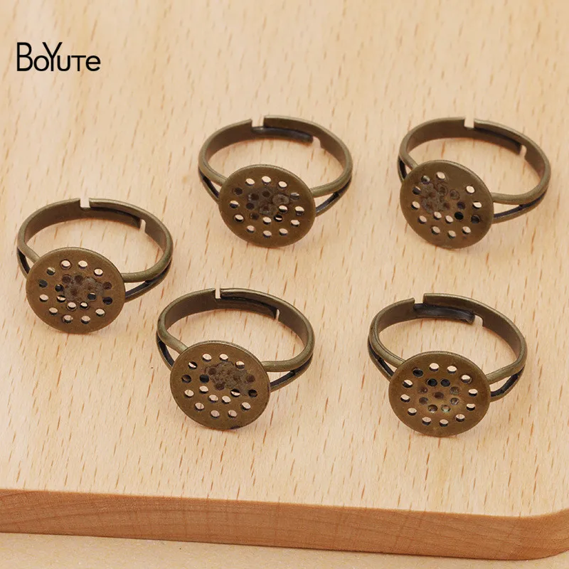 BoYuTe изготовленное на заказ (200 шт./лот) металлическое Латунное основание 12 мм с