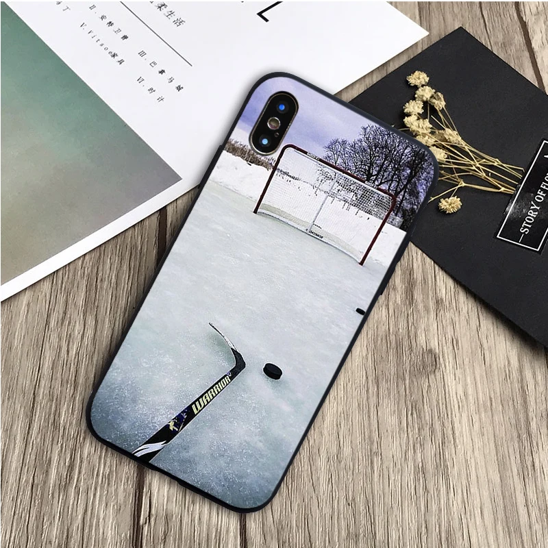 Лед хоккейный каток из UHMWPE полиэтилена спортивные Черный силиконовый чехол для