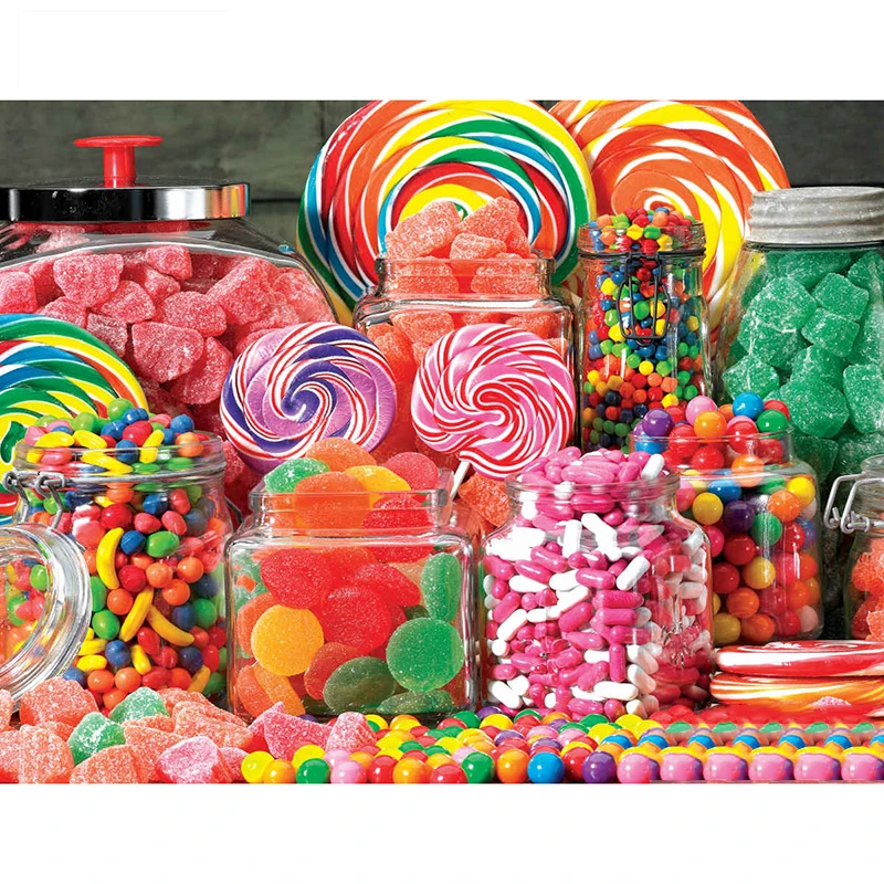 Алмазная 5D картина сделай сам полноразмерная/круглая вышивка десертные конфеты