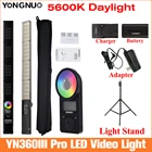 Светодиодсветильник ПА Yongnuo YN360 III Pro, 5600K, RGB-подсветка для фото, для записи видео, с пультом дистанционного управления