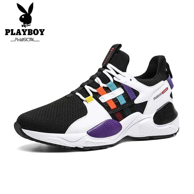 

PLAYBOY New Men's Running Shoes for Spring Autumn Sneakers Men Outdoor Walking Shoes Breathable Jogging Sports Sneakers Shoes