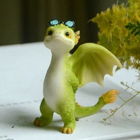 everyday collection resin simulation magic animal dragon dinosaur miniature fairy garden terrarium bonsai decor dragon figurine