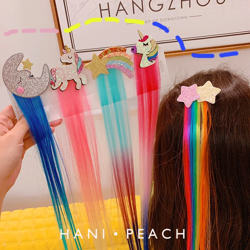 Заколка-пряжка детская в Корейском стиле милая заколка для волос с орнаментом