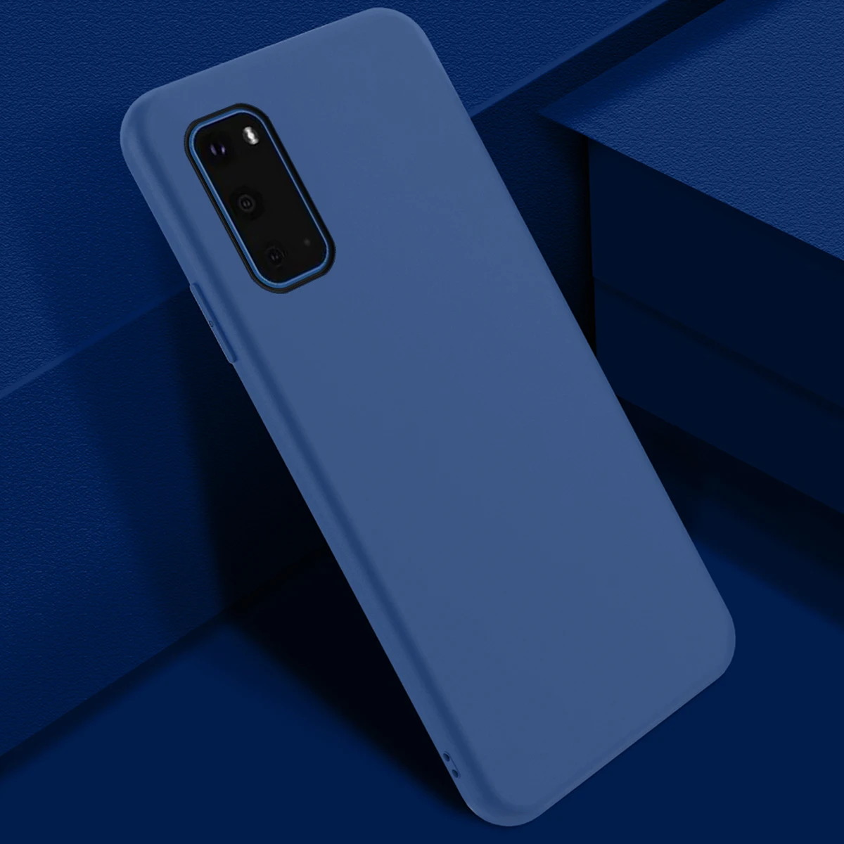 Для samsung Galaxy S20 Plus чехол силиконовый Ультра мягкий встроенный бархатный матовый