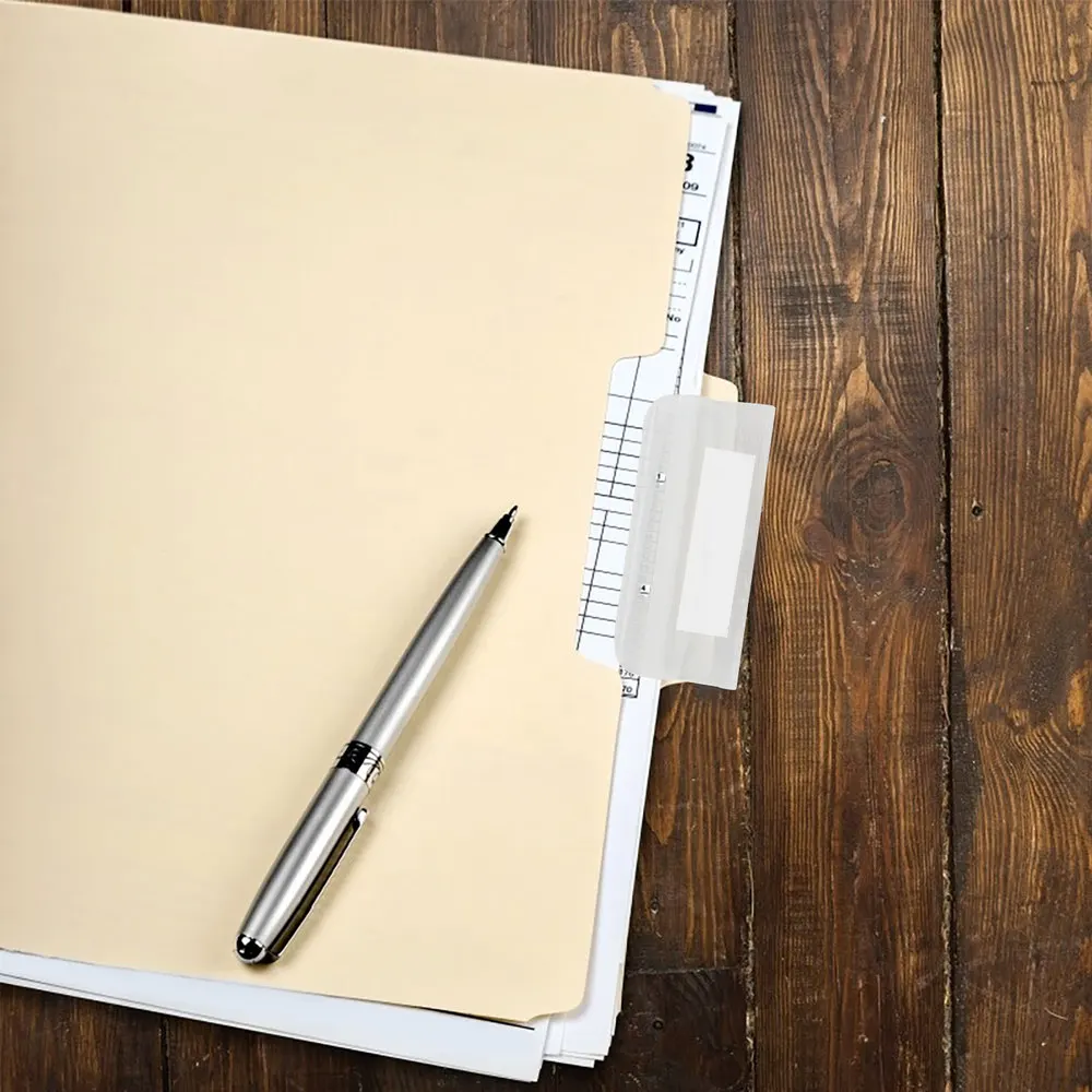 

5 Pcs Blank Hanging File Tab and Inserts Hanging File Inserts Paper Tab Insert