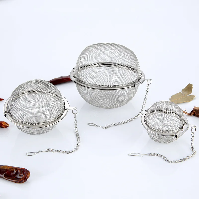 304 Stainless Steel Circle diao liao qiu Tea Egg Seasoning Stew Ingredients Ball Boiled Meat Filter Box wei bao | Дом и сад