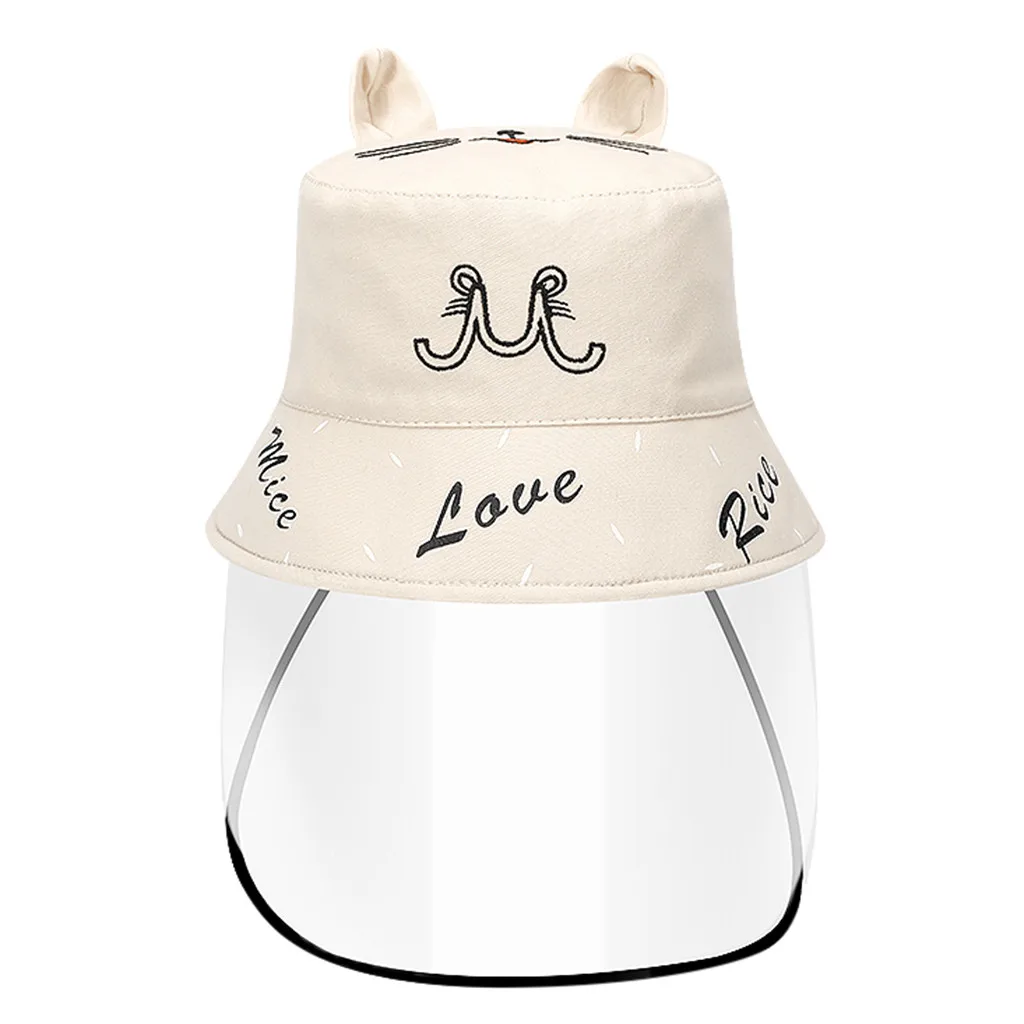Anti-spitting Protective Hat Dustproof Cover Kids Boys Girls Fisherman Cap Dust protection 2020 New | Аксессуары для одежды