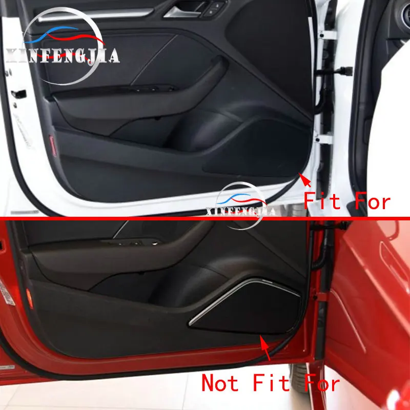 For Audi A3 15-2017 4pcs Stainless Door Speakers Louder Frame Cover Trim | Автомобили и мотоциклы