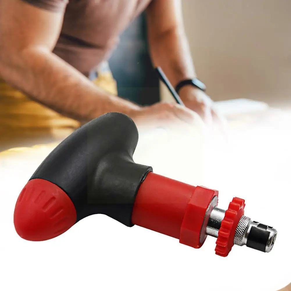 

Высококачественная ручная Т-образная трещоточная отвертка с быстрой реверсивной регулировкой 6,35, Прямая регулировка мм, трехскоростная вр...