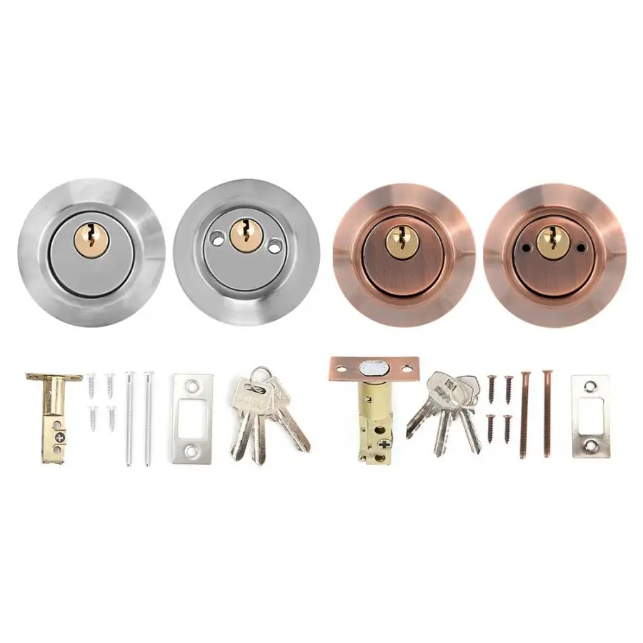 Двухсторонний замок Smart Lock двухцилиндровый стальной дверной с замком обеих