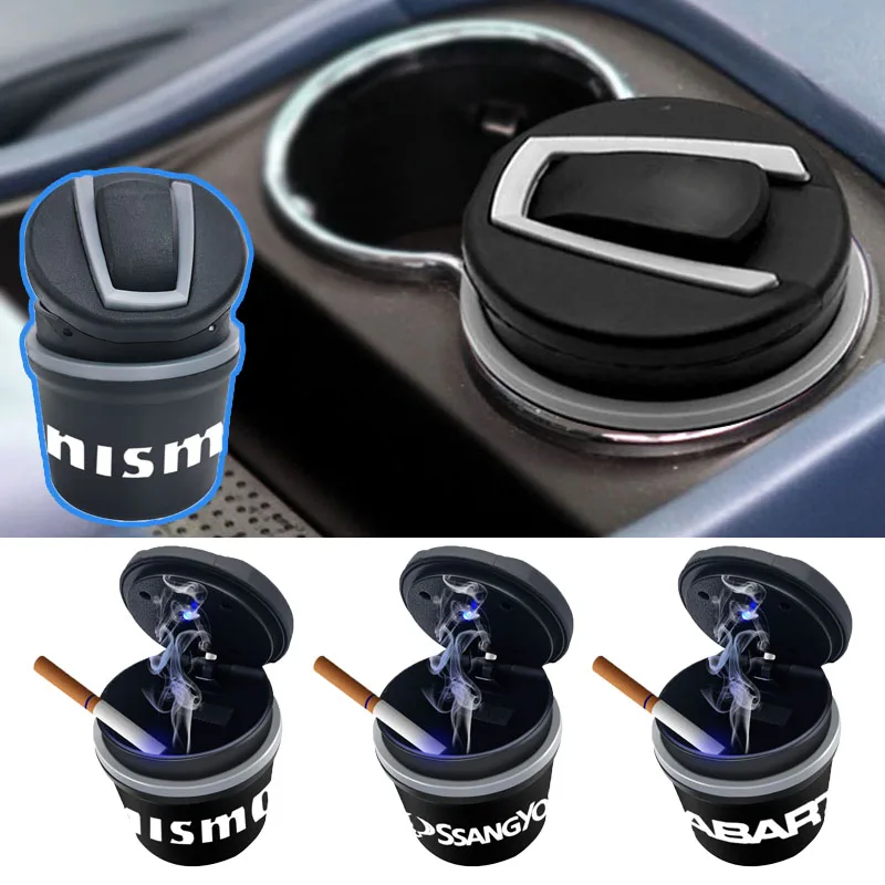

1Pcs Car Ashtray Garbage Can Storage Cup Container Automobile Ashtray for Suzuki VITARA SX4 SWIFT DZire IGNIS Alto Spacia Jimmy