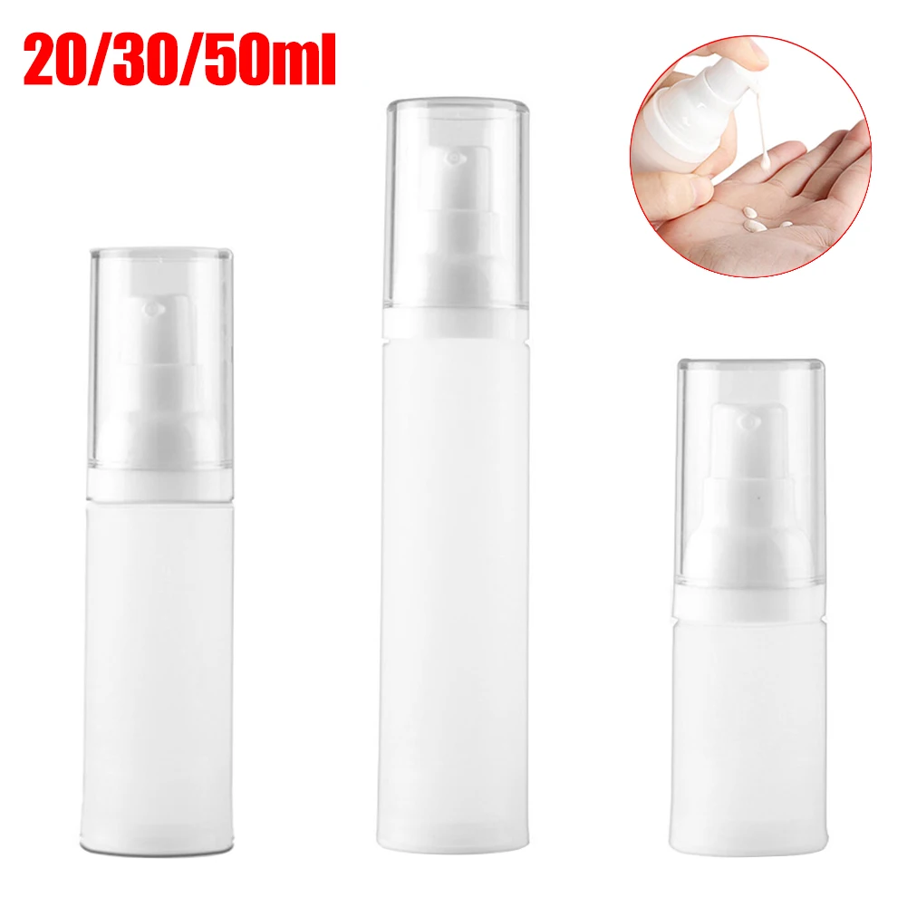 

3Pcs 20ml/30ml/50ml Travel Seal Leak-Proof Empty Refillable Lotion Liquid Bottle Mini Refillable Bottle Mist Pump Spray Bottle