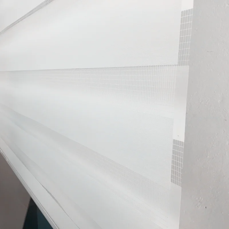 Белая зебра двухслойные жалюзи светильник фильтрующее окно дневной и ночной