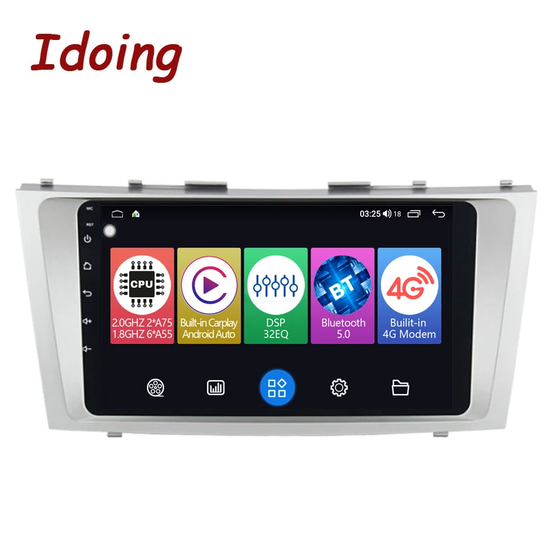 Idoing 9 &quotAndroid автомобильный стерео радио мультимедийный плеер для Toyota Camry 6 XV 40 50