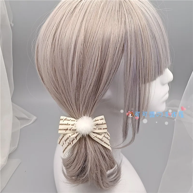 Мягкие японские игрушки девочка сердце лук плюшевая Шпилька заколка для волос