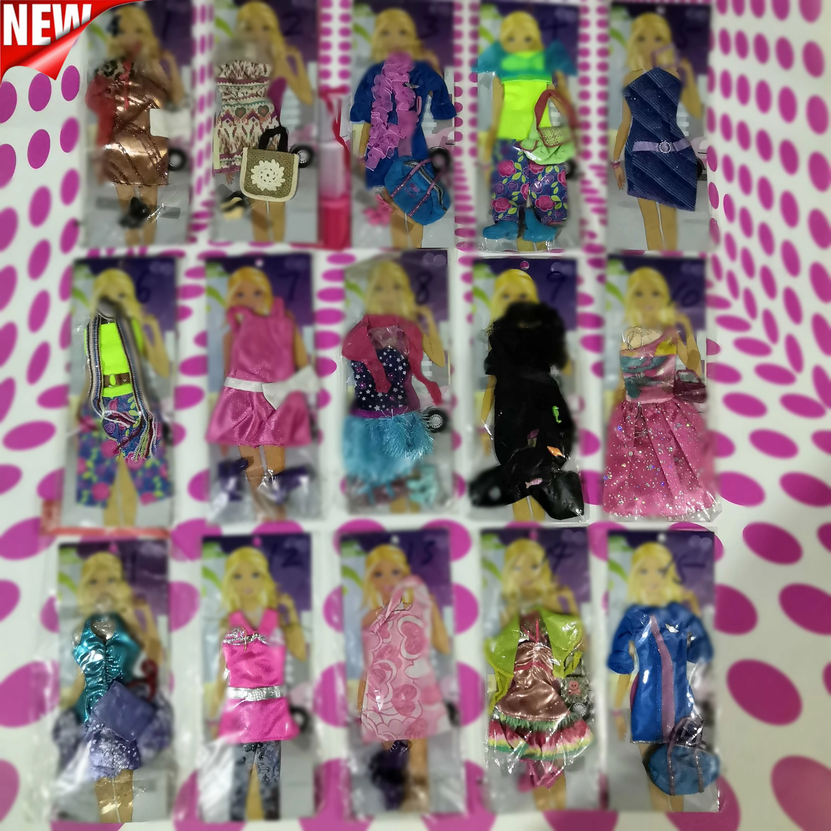 

30cm Doll Dress Fashion Changing clothes for licca For Doll Accessories Baby Toys Best Girl' Gift