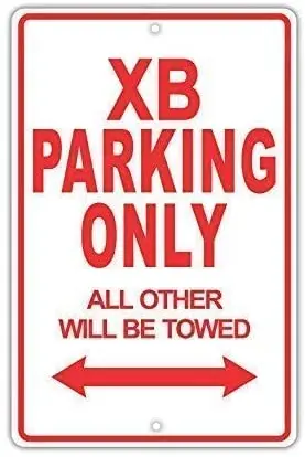 

Tin Sign Vintage Metal Sign Scion XB Parking Only All Others Will Be Towed Designable Customization Iron Painting 8x12 Inches