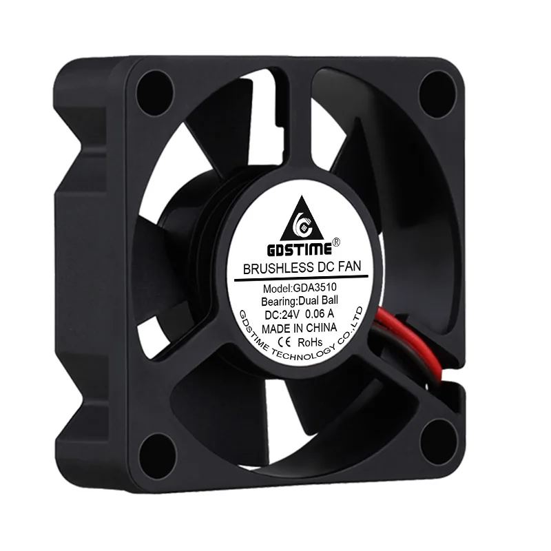 Вентилятор Gdstime DC 24 В 35 мм 35x35x10 1 шт. |