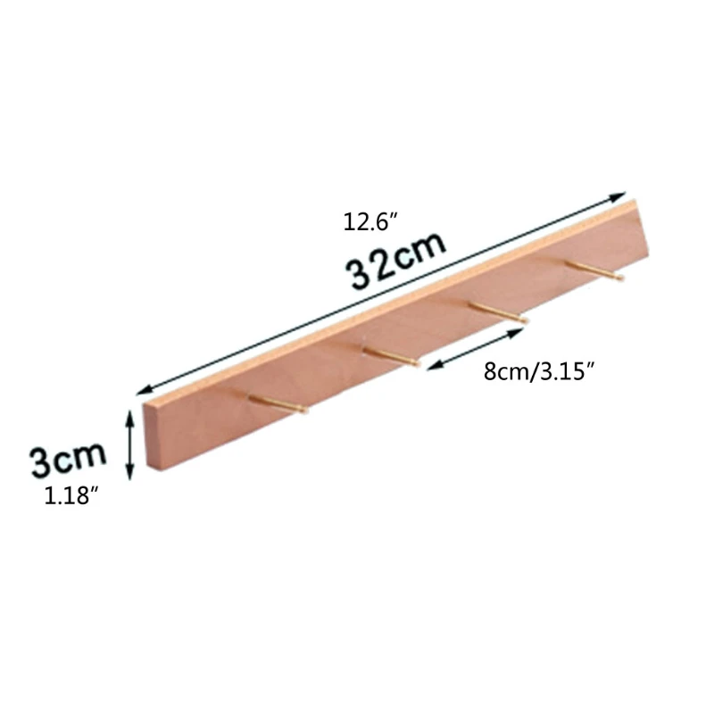 

3 Pack Jewelry Organizer Wall Mounted Wood Hanging Jewelry Storage Organizer Holder Earrings Necklace Bracelet Wood Display Kit