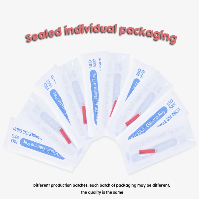 500 шт. U-образные иглы для татуажа бровей | Красота и здоровье