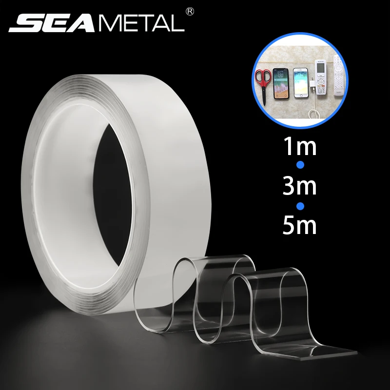 Многофункциональная нано лента не оставляющая следов скользящая липкая гелевая