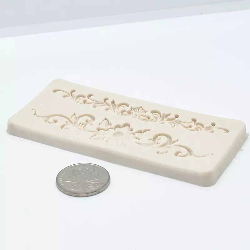 

Flower Leaf Lace Fondant Resin Silicone Mold for DIY Pastry CupCake Dessert Chocolate Decoration Supplies Kitchenware Tool Bake