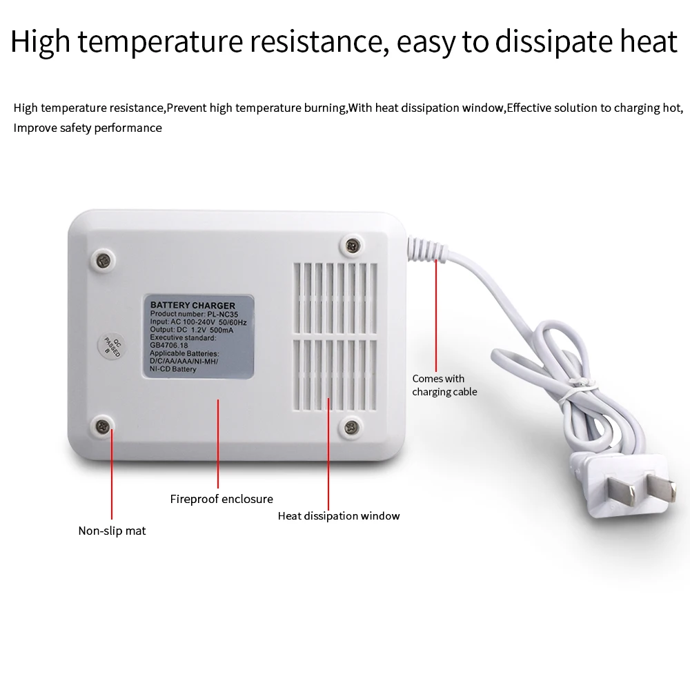 Светодиодный смарт-зарядное устройство PALO для батарей AA AAA SC C D размера 1 2 В Ni-MH Ni-CD