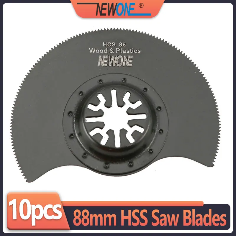 

Newone HCS 88mm Flush Segment Oscillating Multi Tool Saw Blades for Renovator Tool for TCH FEIN DREMEL Multimaster