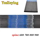 Охотничий арбалет Рекурсивный лук стрельба из лука 612 шт чистый углерод Стрелы Вал CE Spine600-900 id4.2мм стрела болты