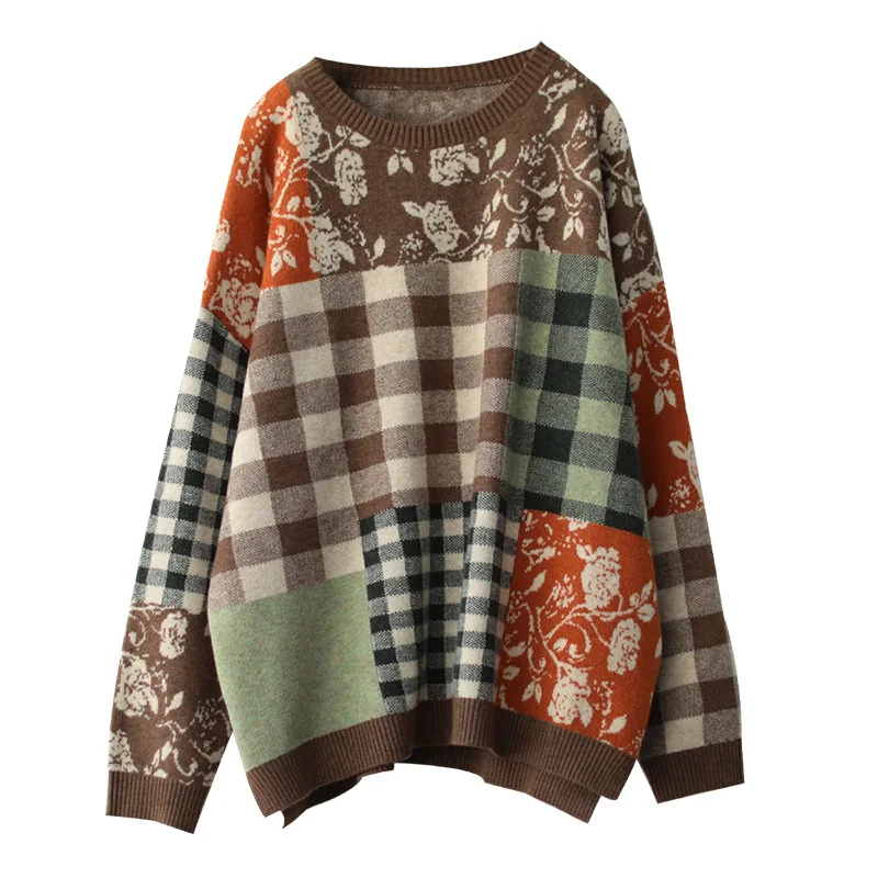 Max LuLu новинка 2020 китайский стиль зимняя женская клетчатая одежда с принтом